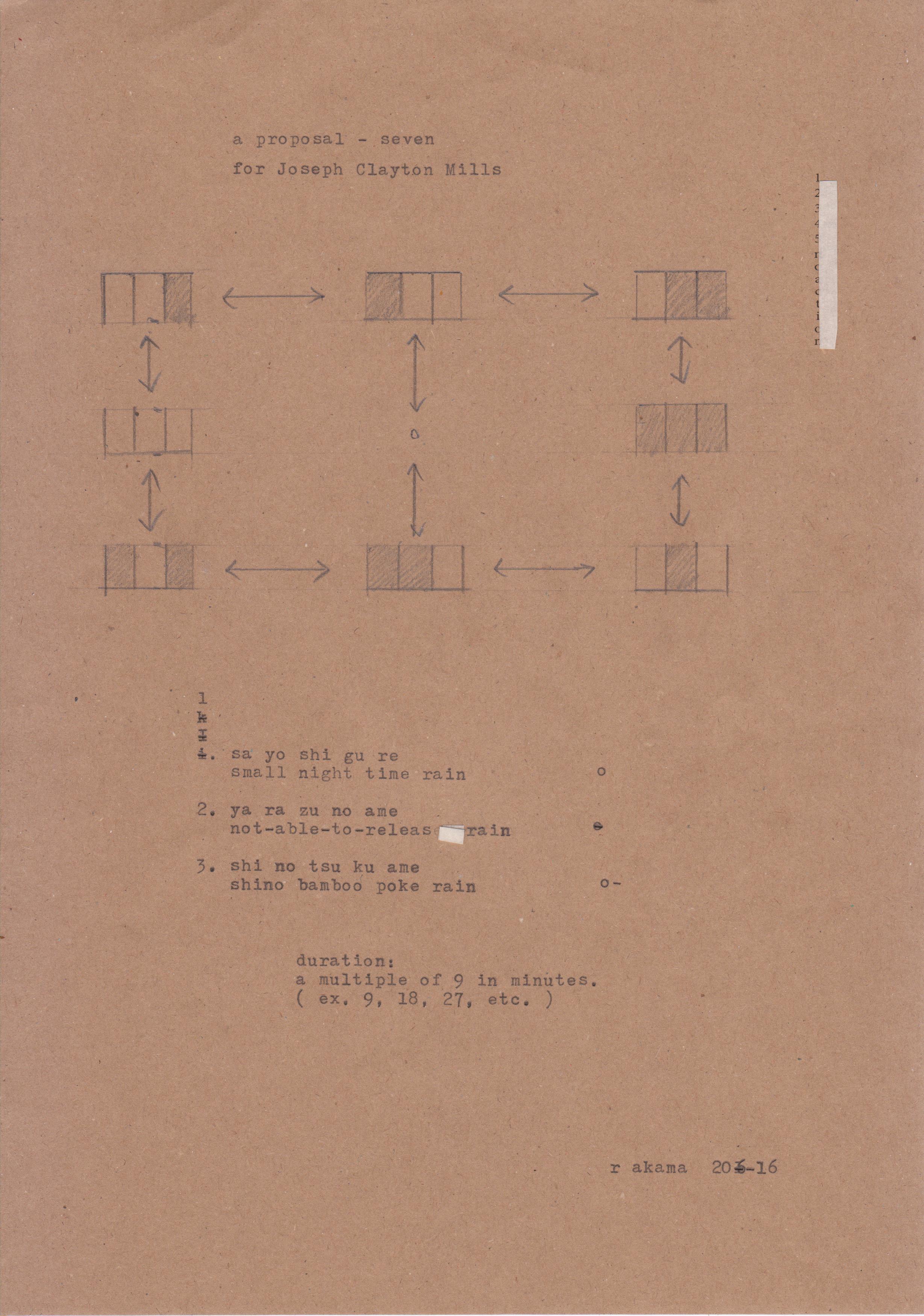 a proposal seven (2016)