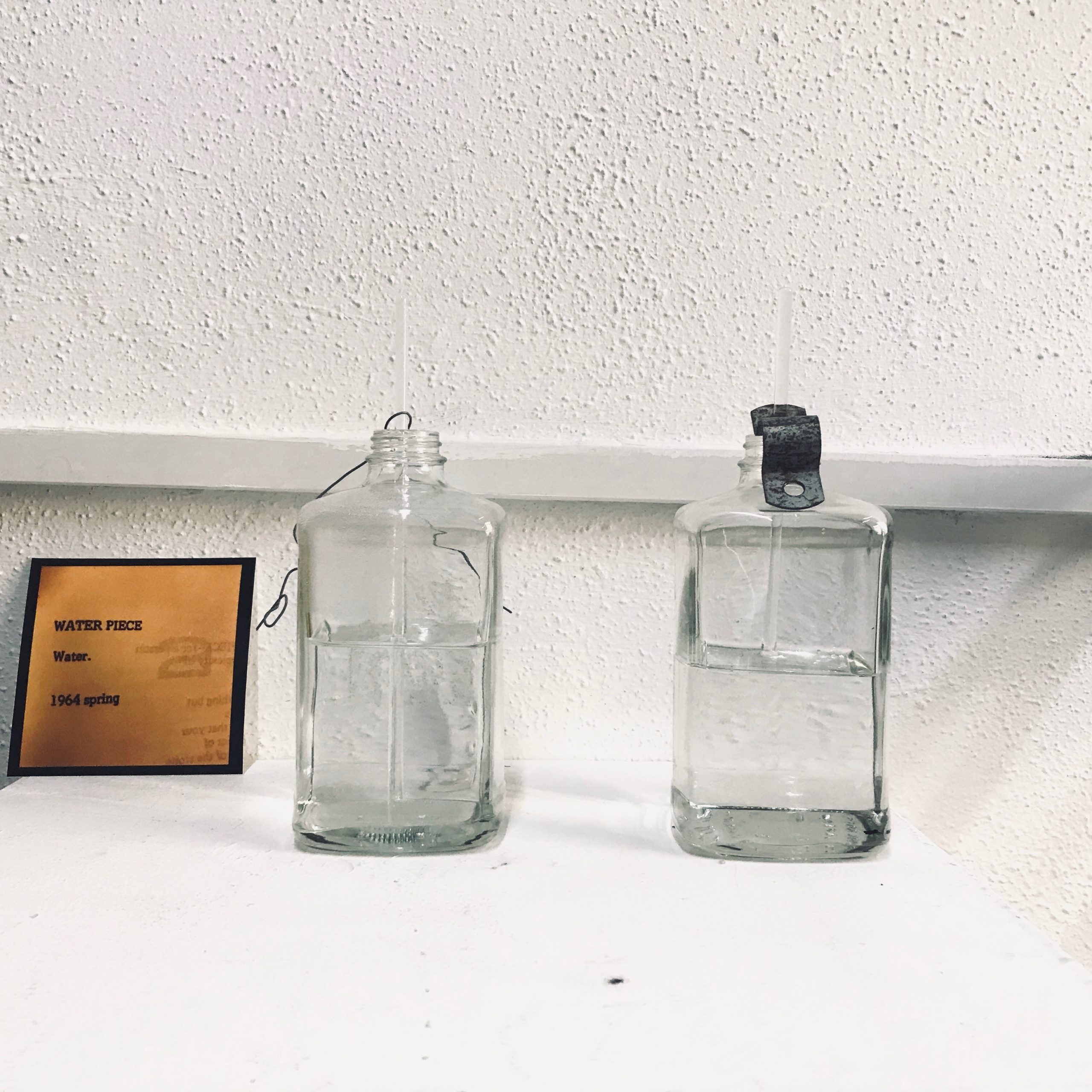 responding to ‘water piece’ (Yoko Ono’s Grapefruit, 1964)